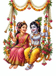 krishna radha swing