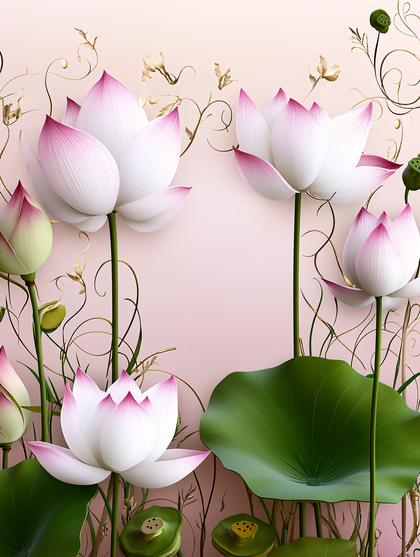 Lotus Flower Artwork