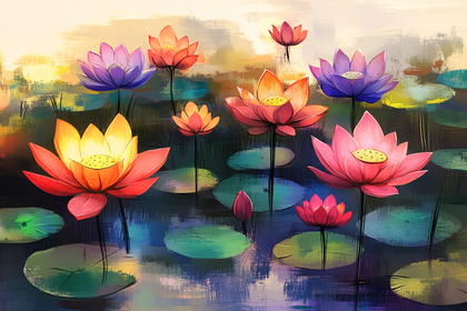 Lotus Pond Art