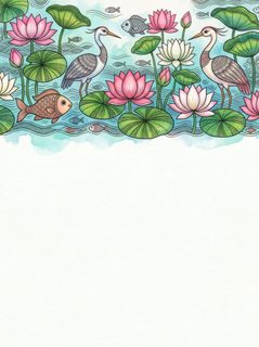 lotus pond border