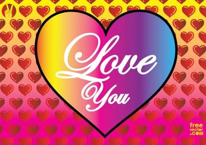 Love Heart Free Vector