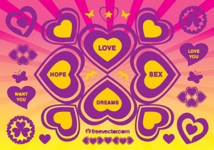 Love Hope Sex Dreams Free Vector