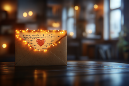 Love Letter With Fairy Lights