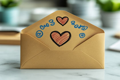 Love Note in Envelope