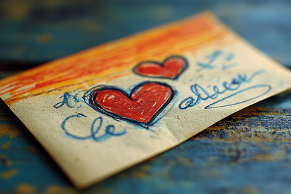 Love Note with Hearts