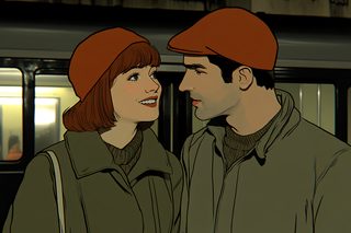 Loving Gaze at Subway