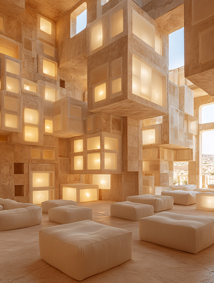 Luminous Cube Lounge