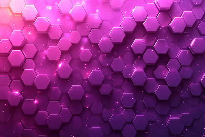 Luminous Hexagon Grid