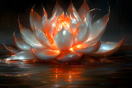 Luminous Lotus Bloom