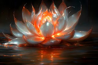 Luminous Lotus Bloom