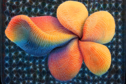 Luminous Mesh Flower