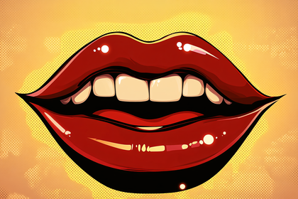 Luscious Red Lips