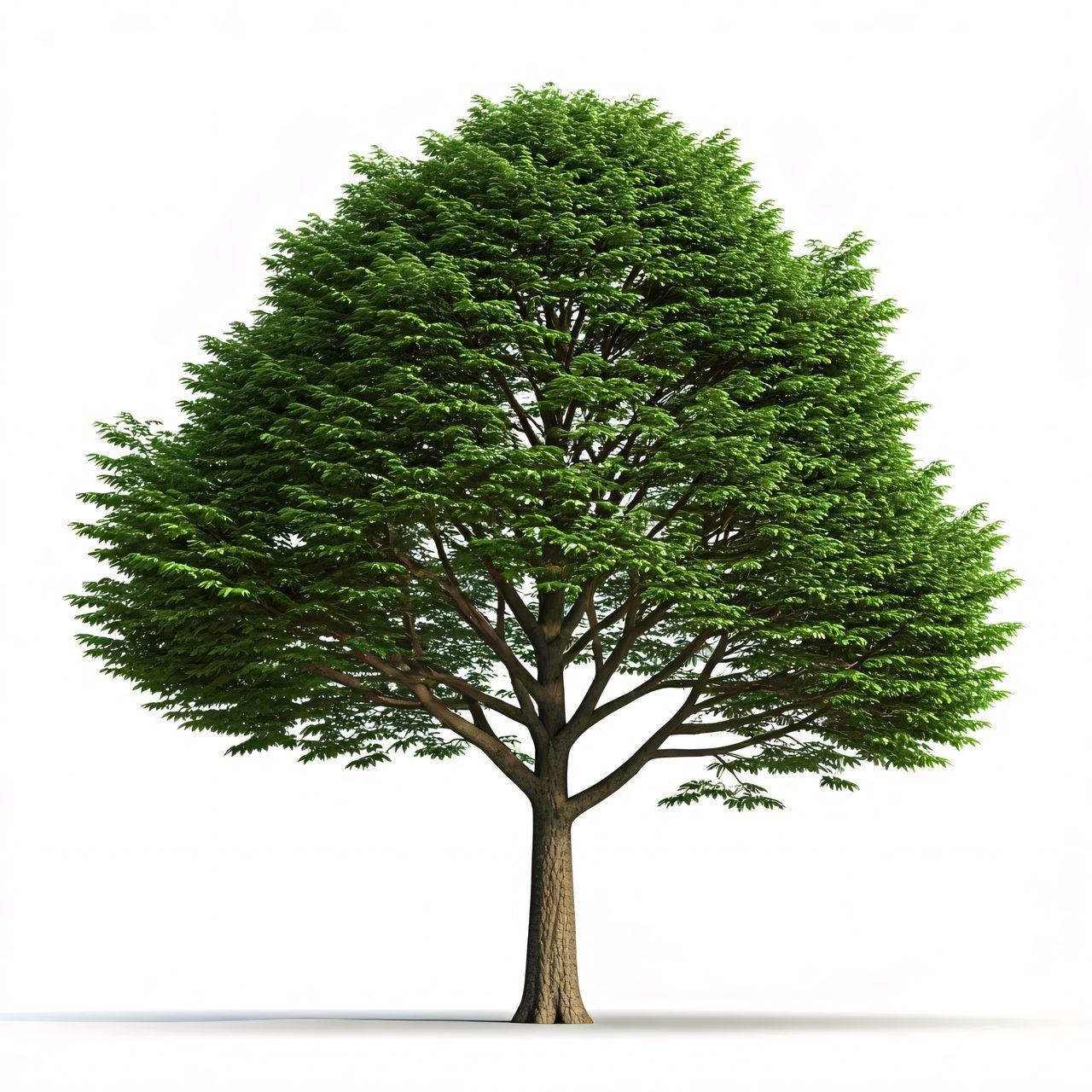 lush deciduous tree