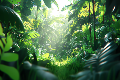 Lush Jungle Canopy