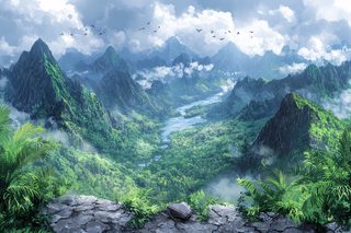 Lush Mountain Valley View