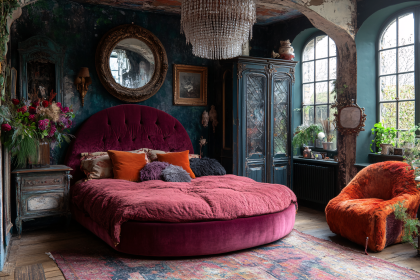 Luxurious Bohemian Bedroom Interior