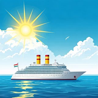 cruise ship ocean
