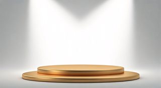 gold product pedestal