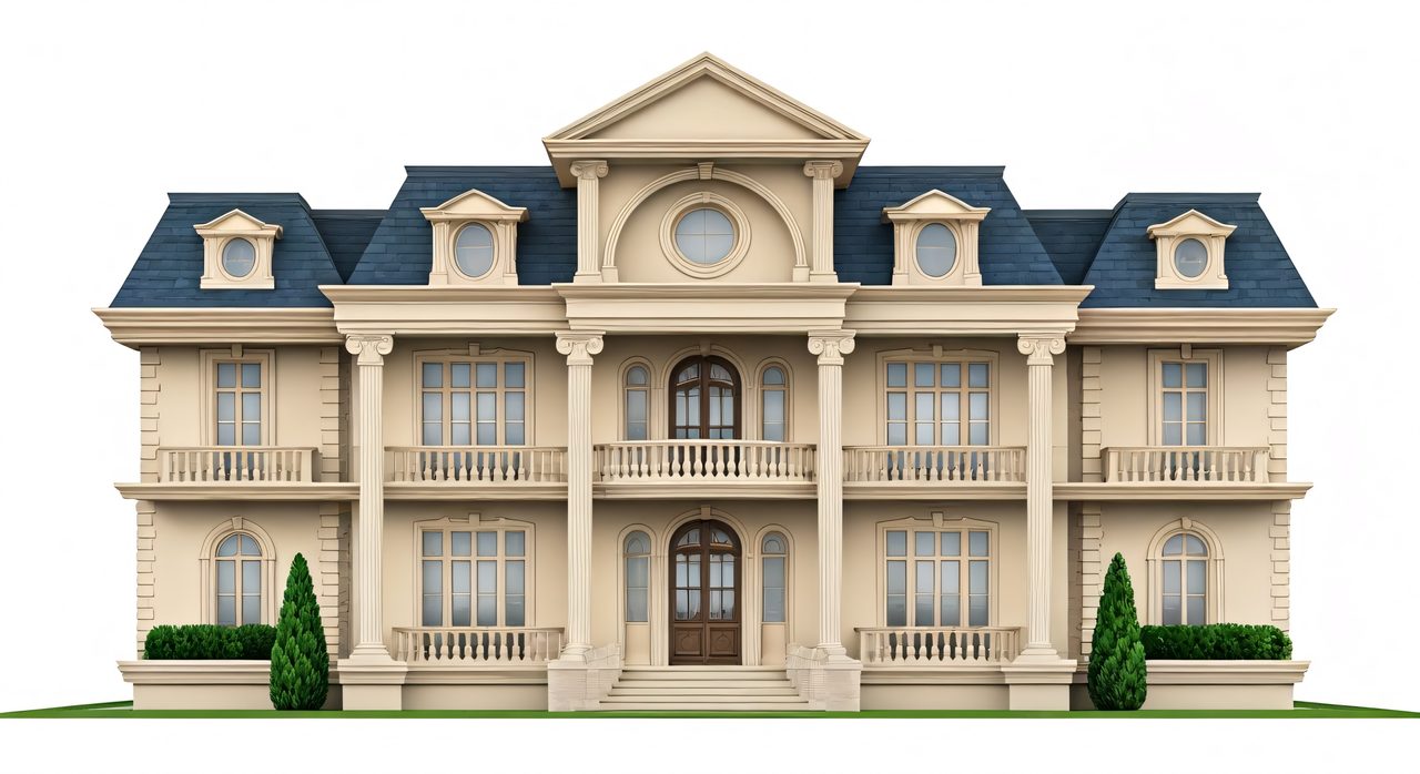 neoclassical mansion