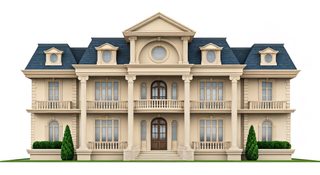 neoclassical mansion