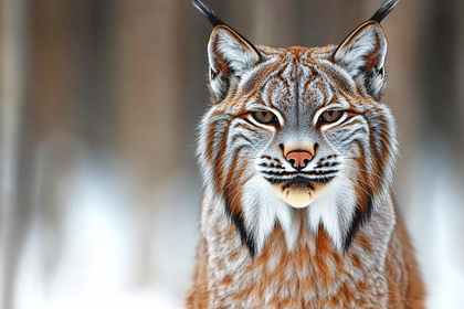 Lynx Portrait Front View