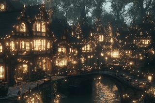 Magical Night Village
