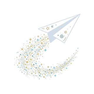 paper airplane stars