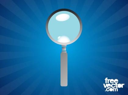 Magnifying Glass Design Free Vector
