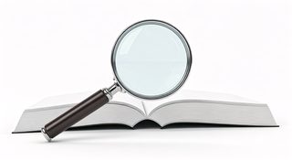 magnifying glass book
