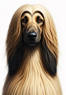 afghan-hound-portrait