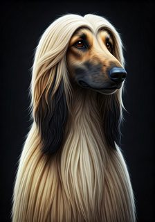 afghan-hound-portrait