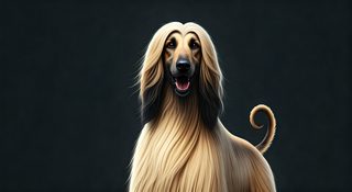 afghan-hound-portrait