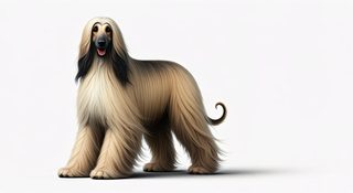 majestic afghan hound
