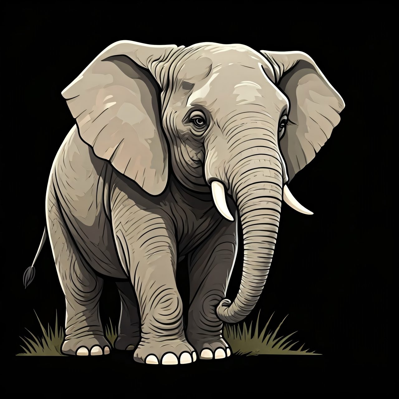 african-elephant-illustration
