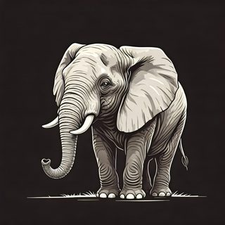 majestic african elephant