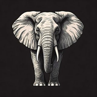 majestic elephant portrait