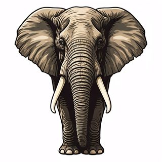 majestic elephant head