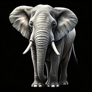 majestic elephant portrait