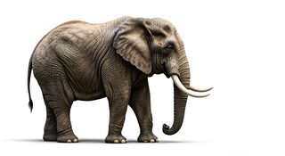 african elephant profile