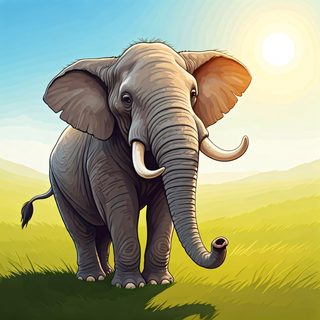 majestic elephant savanna
