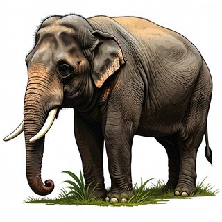majestic asian elephant