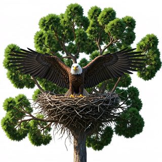 eagle-in-nest