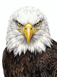 bald eagle portrait