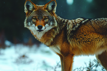 Majestic Coyote Portrait
