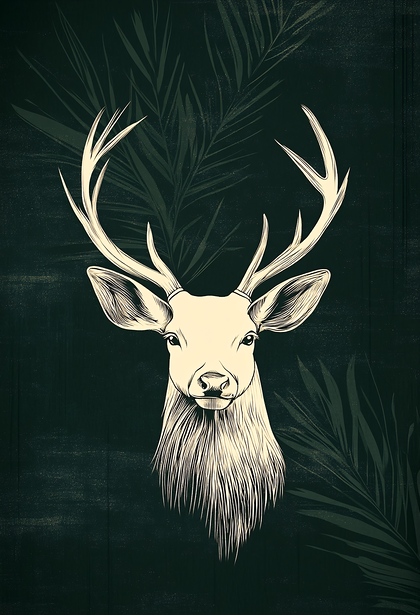 Majestic Forest Deer