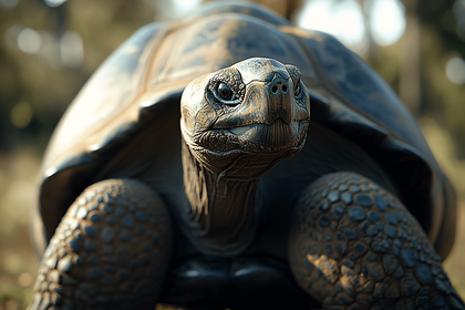 Majestic Galapagos Turtle