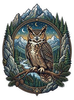 majestic mountain owl