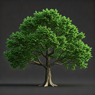 majestic green tree
