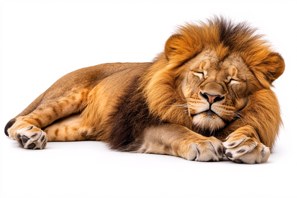 Majestic Lion Nap