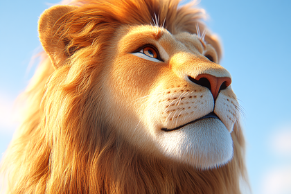 Majestic Lion Portrait